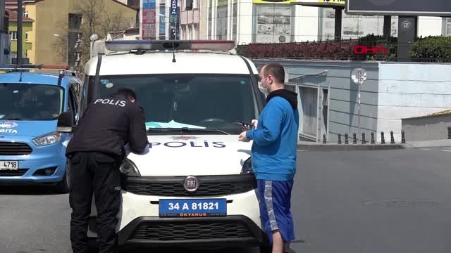 ARNAVUTKÖY'DE SOKAĞA ÇIKMA YASAĞINA UYMAYANLARA CEZA