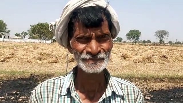 आगरा: विद्युत चिंगारी से किसान की फसल जलकर हुई खाख