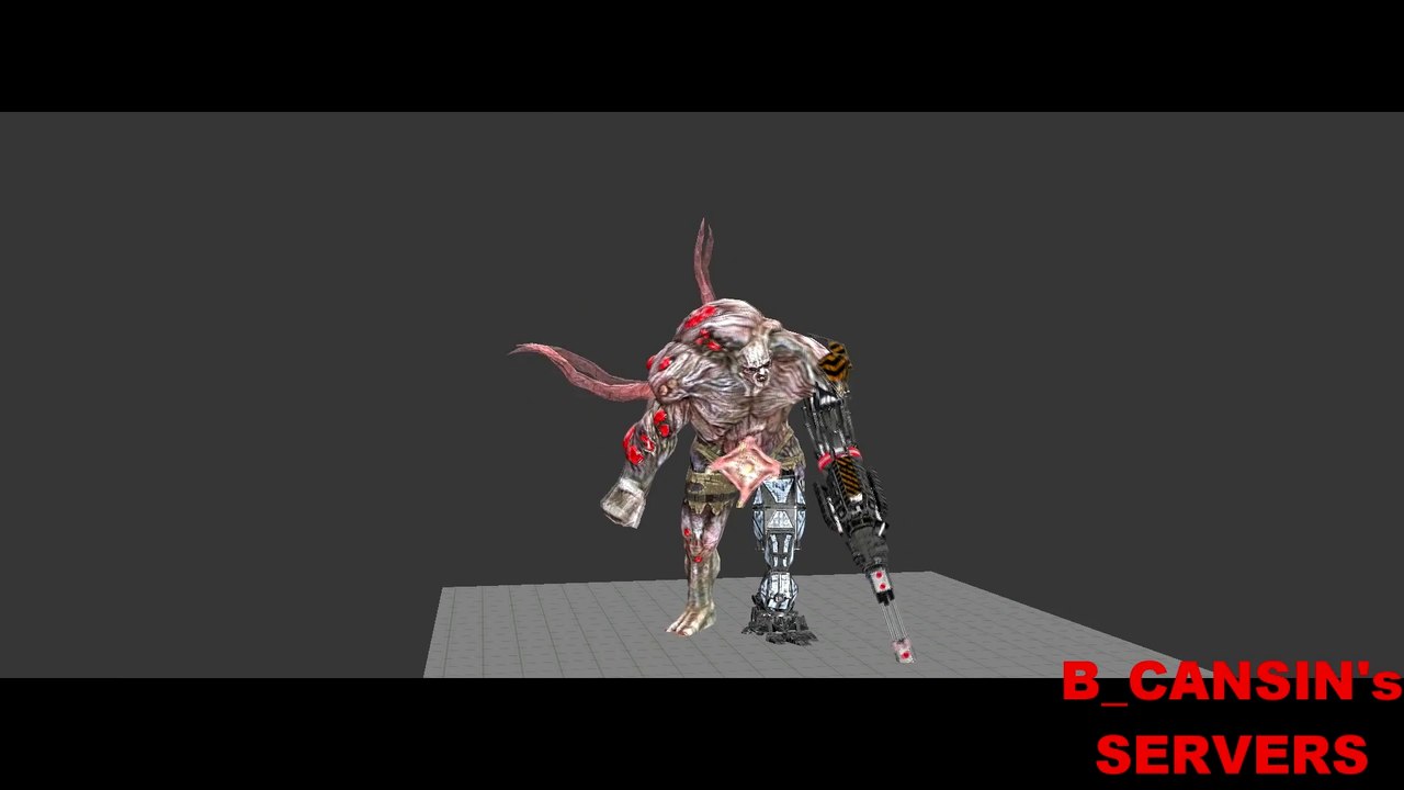 B_CANSIN's KF2 Patriarch port with full animations (SFM _ GMOD)