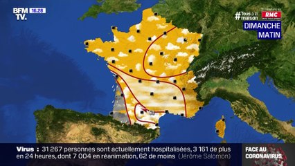 La météo pour ce dimanche 12 avril 2020