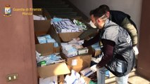 Monza - Sequestrati 24mila mascherine e medicinali in vendita come anti Covid 19 (11.04.20)