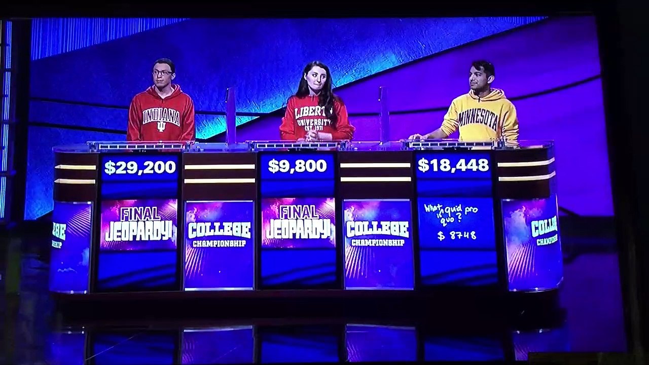 Jeopardy College Championship (2020) The 9 Semifinals Results April