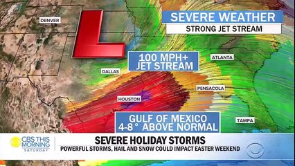 Tornadoes expected on Easter!