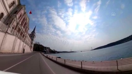 Sokağa çıkma yasağıyla İstanbul sessizliğe büründü