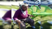Ailesine kızan 86 yaşındaki yaşlı kadın Uşak'tan, Manisa'ya yürüdü