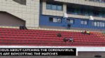 Coronavirus threat and fans boycott doesn't stop Belarus League soccer
