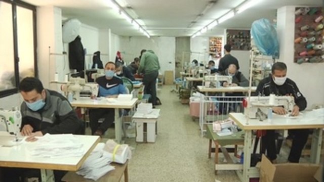 Gaza exporta más de 600.000 mascarillas contra el coronavirus