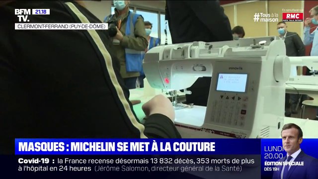 Ces salariés de Michelin ont arrêté de fabriquer des pneus pour confectionner des masques