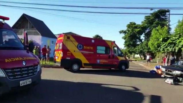 XIV de Novembro: Forte colisão entre Monza e Agile deixa feridos e mobiliza duas ambulâncias do Siate