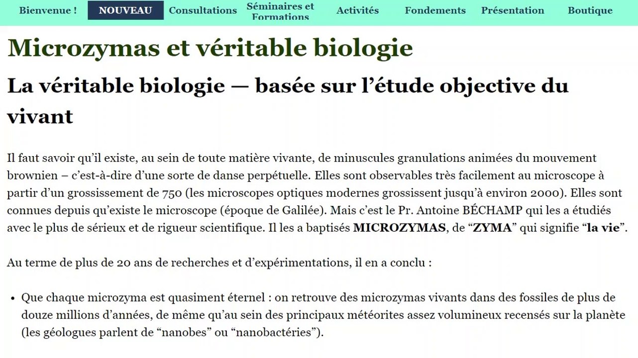 22\Les microzymas à l'origine de la Vie
