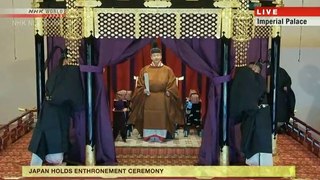 2019.10.22 - NHK NewsLine - Official Enthronement Ceremony (NHK World TV)