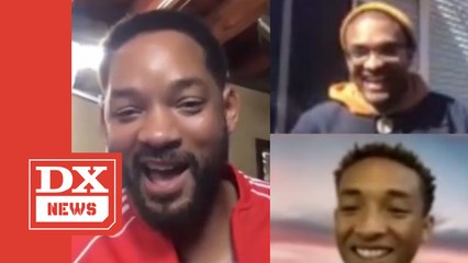 Will & Jaden Smith Chop It Up With Joyner Lucas On Snapchat