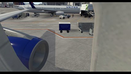 Toliss A319 Takeoff, Seattle (X-Plane)