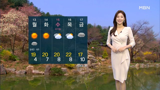 휴일 구름 많고 비·소나기…영동 대설주의보