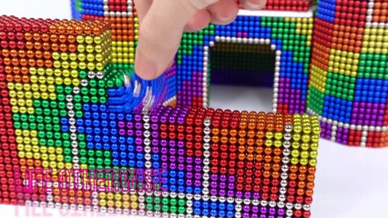 Build Most Beautiful Mansion Swimming Pool From Magnetic Balls
