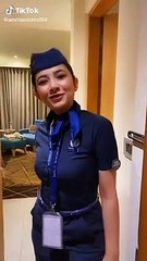 Cool girls tik tok video hostes lovely