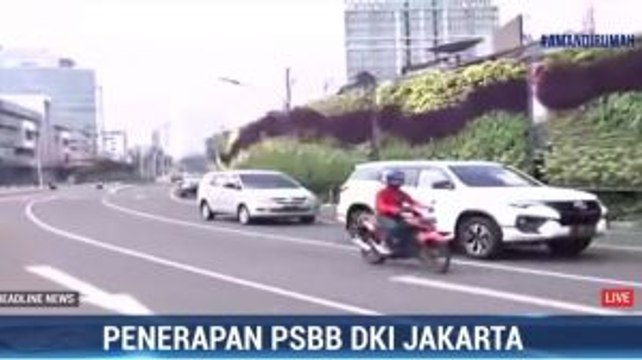 Hari Ketiga PSBB, Kesadaran Para Pengendara Patuhi Aturan Mulai Membaik