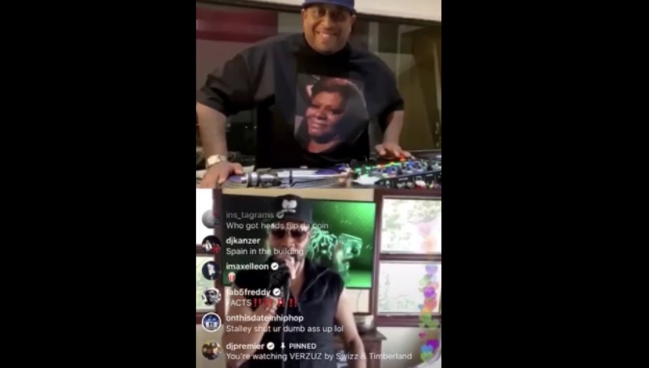 DJ PREMIER VS THE RZA BATTLE ON IG LIVE -FULL - HIPHOP