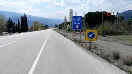 Karantinaya alınan yerleşim yerlerinde sessizlik hakim