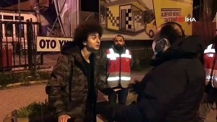 Sokağa çıkma yasağını delen genç: Allah bana ceza veriyor