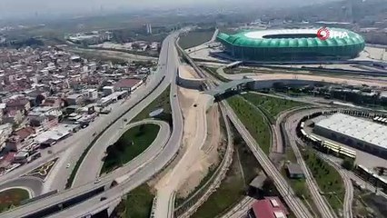 Sokağa çıkma yasağının ikinci gününde boş caddeler havadan görüntülendi