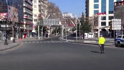 ANKARA Yasağın ikinci gününde Ankara sokakları bomboş