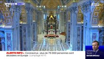 Pâques: les images de la basilique Saint-Pierre vide pour la bénédiction urbi et orbi
