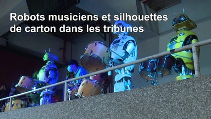 Taïwan: robots et mannequins en tribune pour la saison de baseball