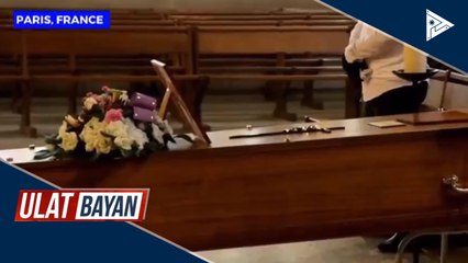 Pinay na nasawi sa CoVID-19 sa France, inalayan ng misa bago i-cremate
