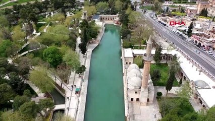 Şanlıurfa'da sokaklar boş, Balıklıgöl sessiz