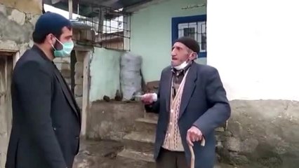 65 yaşındaki engelliden Milli Dayanışma Kampanyasına destek - VAN