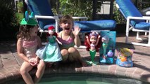 Disney Princesa Ariel Brinquedos  e Surpresas com Sophia, Isabella e  Alice
