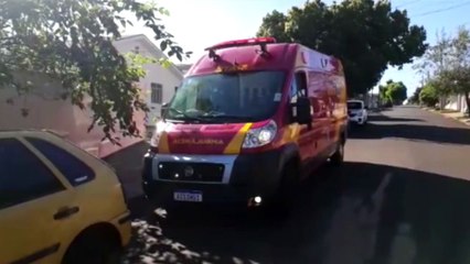 Idosa de 87 anos é vítima de queda no Bairro Floresta