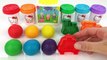 Learn Colors with Play Doh  Transportations Toys Car Train Helicopter Drum Track Peppa Pig