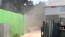İZMİR Geri dönüşüm fabrikasında korkutan yangın