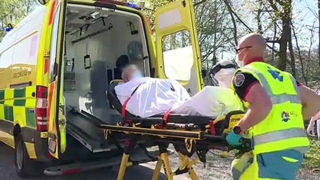 Coronavirus : Dans l'ambulance Covid des pompiers de Liège