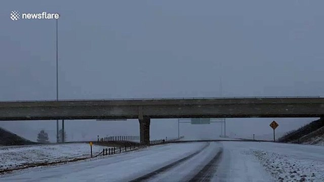 Easter snow storm hits South Dakota Interstate dumping five inches of snow