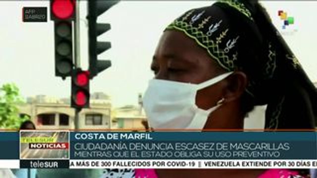 Costa de Marfil ordena el uso obligatorio de mascarillas