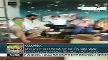 Reclusos de Colombia denuncian falta de medidas sanitarias