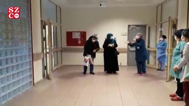 Karı koca coronayı birlikte yendi