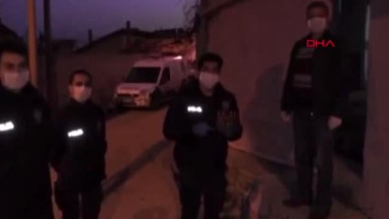 Polisten sokağa çıkamayan çifte 40'ıncı yıl pastası