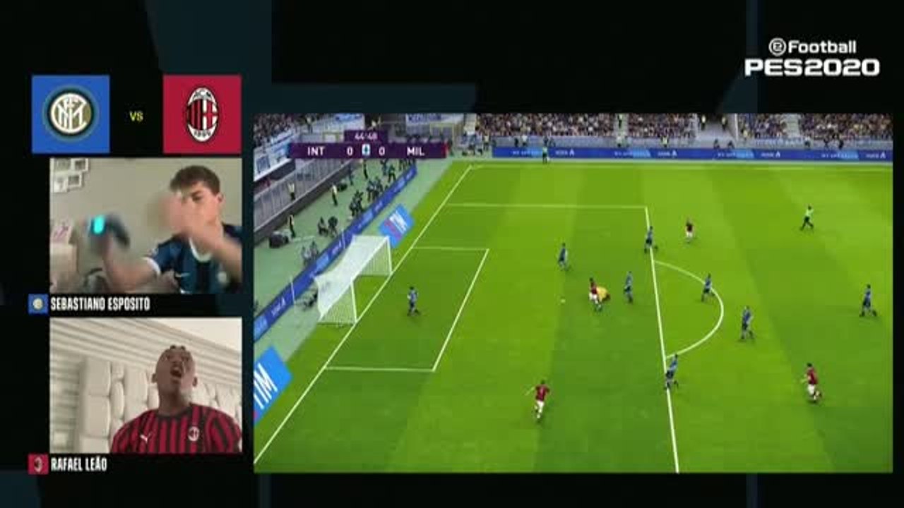 El Inter y el Milan protagonizan un emocionante derbi virtual