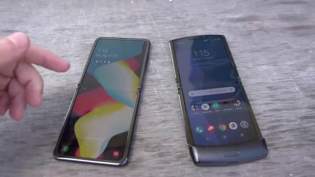 Samsung Galaxy Z Flip vs Motorola Razr Drop Test from 100 Feet - Which Foldable Will Survive