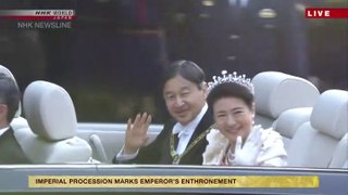 2019.11.10 - NHK NewsLine - Imperial Parade (NHK World TV)
