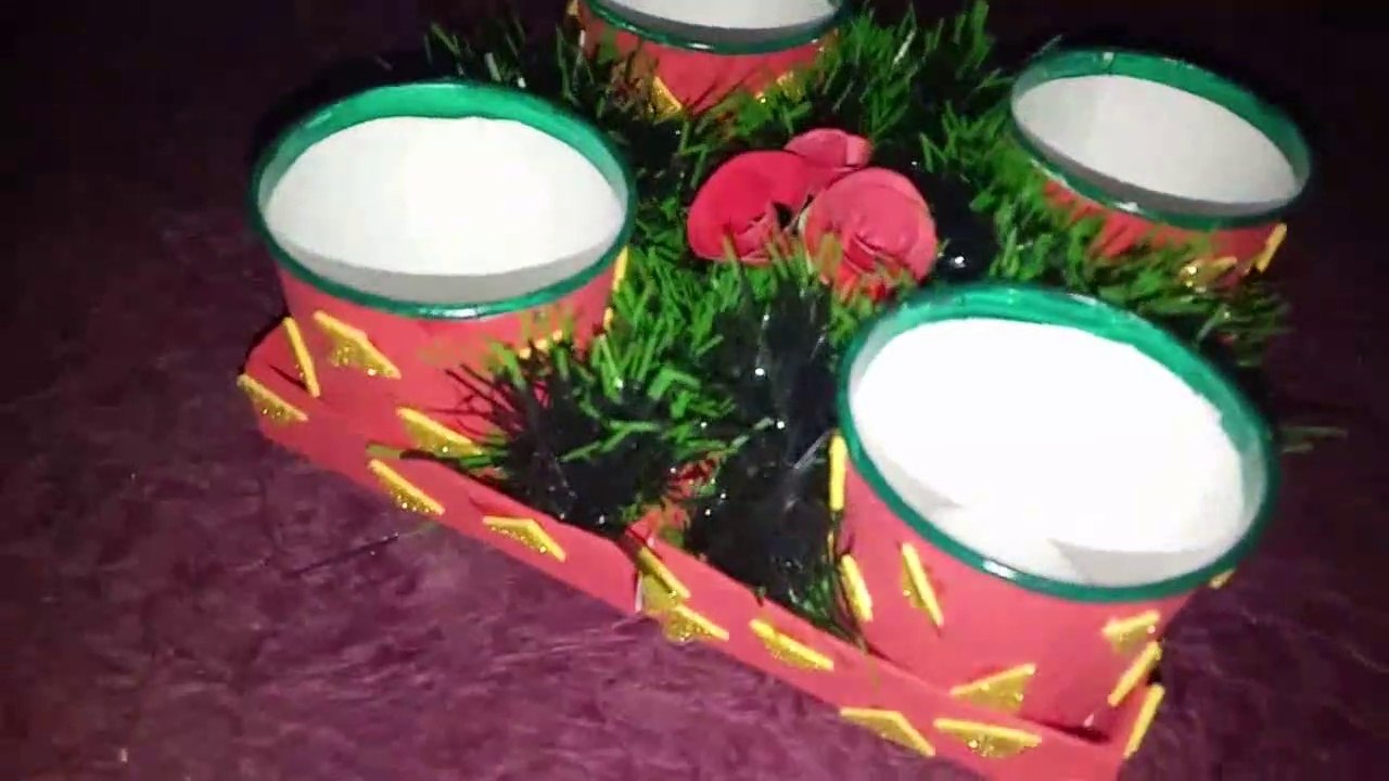 Diy Dryfruit tray | Best out of waste ideas | How to make tray at home |