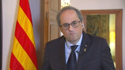 Torra: Sánchez debe ser "consciente de la responsabilidad que asume"