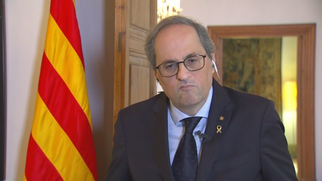 Torra: Sánchez debe ser consciente de la responsabilidad que asume