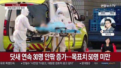 어제 25명 신규 확진…닷새 연속 30명 안팎
