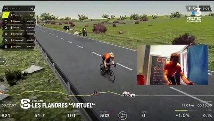 Greg Van Avermaet remporte son premier tour des Flandres... sur home trainer.