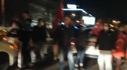 Soylu'ya destek verenler sokağa çıktı